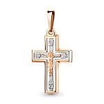 Золотой крестик 12193АКВ