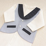 Костюмчик Денди полоска-горошек