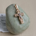 Золотой крестик 14869АКВ