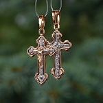 Золотой крестик 11867АКВ