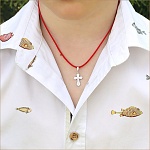 Серебряный крестик 11204АКВ