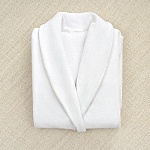 Махровый халат для папы белый