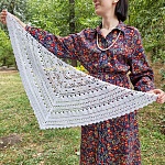 Вязаная косынка Классик