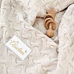 Плед "Остин",  крем-брюле