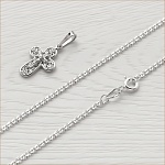 Серебряный крестик 12029АКВ