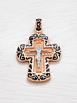 Золотой крестик 12805АКВ, взрослый