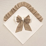 Костюмчик/комплект с уголком Денди карамельная клетка