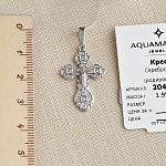 Серебряный крестик 20452АКВ