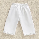 Штанишки с кружевом на подгузник