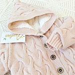 Утепленный комбинезон  "Остин" с капюшоном, светло-розовый