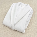 Махровый халат для папы белый