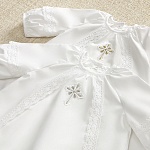 Крестильный набор для девочки "Традиция" с полотенцем