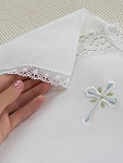 Крестильный комплект "Алексей" для мальчика с пеленкой