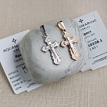 Серебряный крестик 10338АКВ