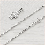 Серебряный крестик 10012АКВ