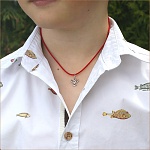 Серебряная подвеска ангелочек с фианитом 23184АКВ