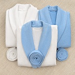 Махровый халат для папы белый