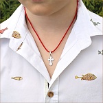 Крестик серебряный арт.11205